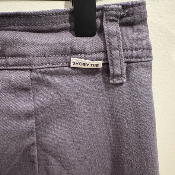 Billabong‎ Free Spirit Stretch Cotton Crop Wide Leg Pants Black Sands Size 30 - Picture 5 of 13
